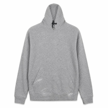 Front view of Topshop women’s grey pullover hoodie, size XS