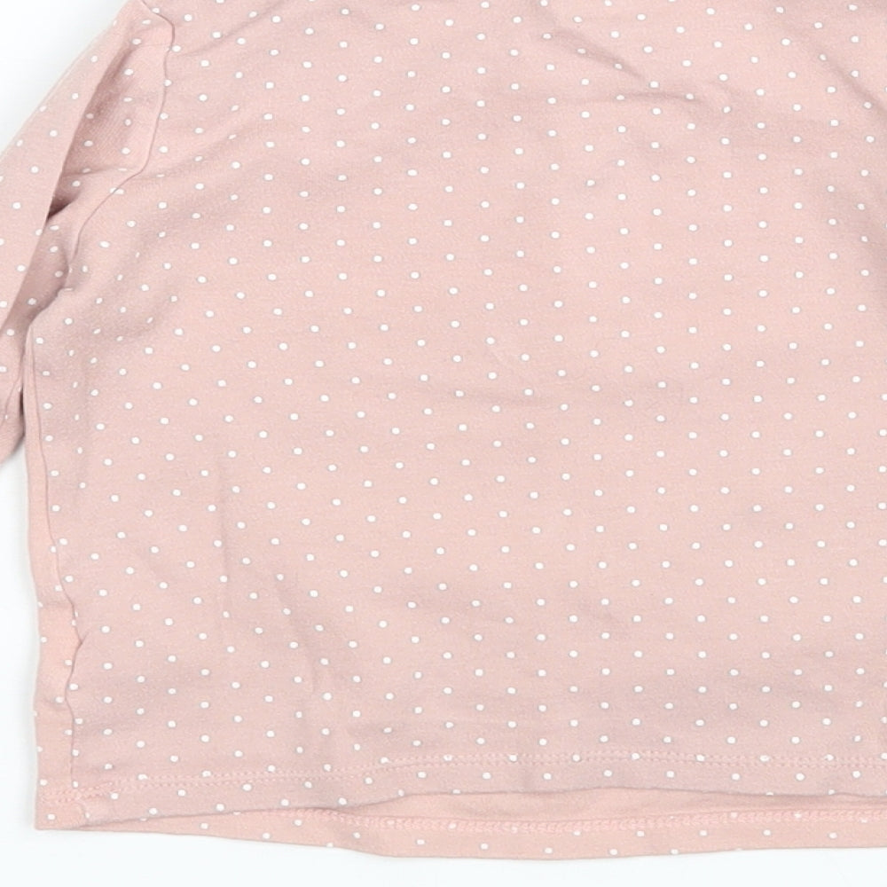 Disney Baby Girls Pink Polka Dot  Basic T-Shirt Size 18-24 Months  - Bambi