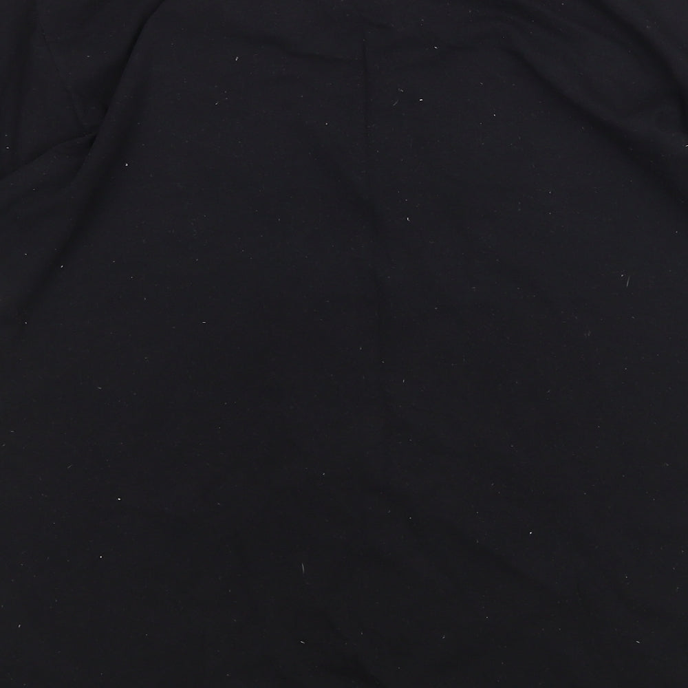 Mens UK Size M Fruit of the Loom Black  T-Shirt