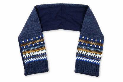 Front view of Preworn unisex blue scarf scarves & wraps one size