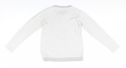 Alessandro Womens Grey Solid  Top Pyjama Top Size M