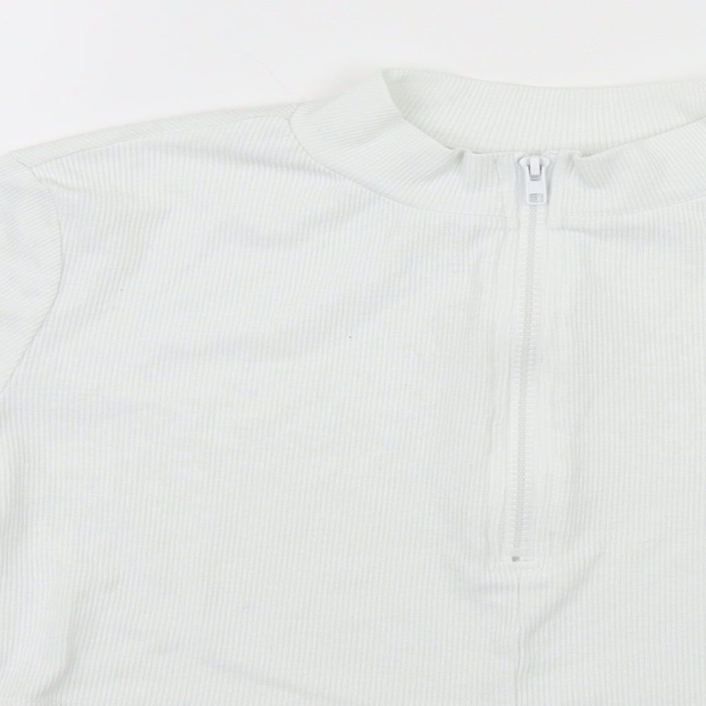 SheIn Womens White   Pullover Jumper Size 12