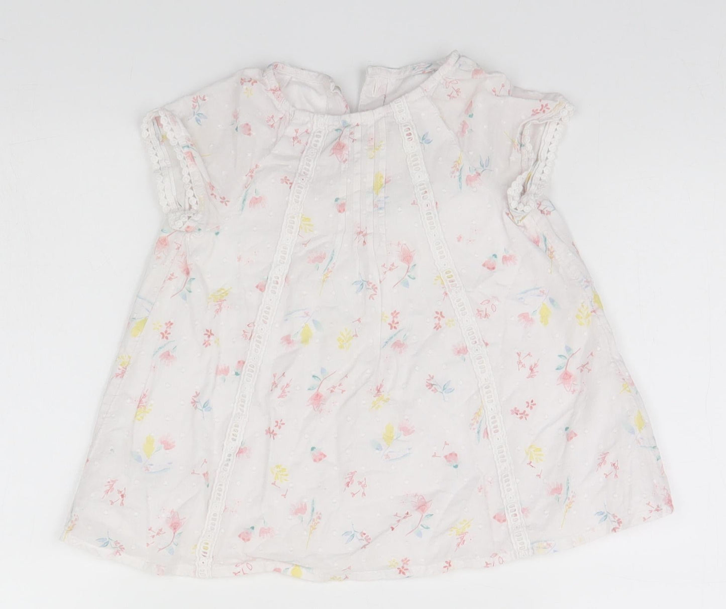 George Baby Green Floral  A-Line  Size 18-24 Months