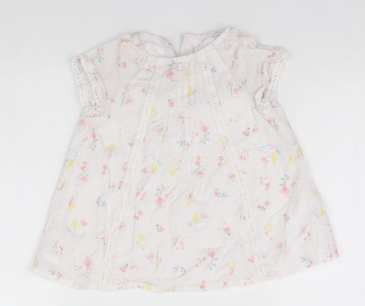 George Baby Green Floral  A-Line  Size 18-24 Months