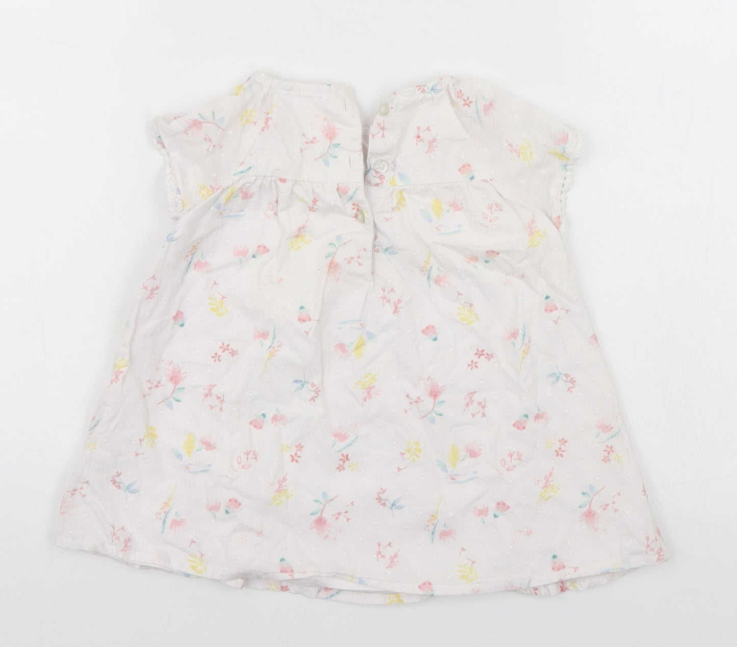 George Baby Green Floral  A-Line  Size 18-24 Months