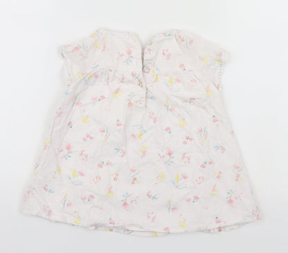 George Baby Green Floral  A-Line  Size 18-24 Months