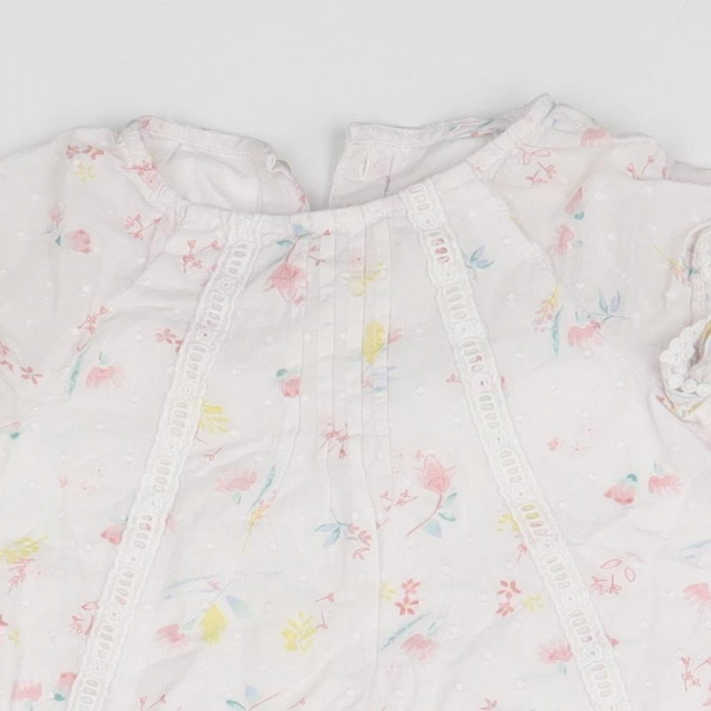 George Baby Green Floral  A-Line  Size 18-24 Months