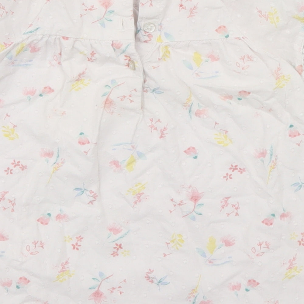 George Baby Green Floral  A-Line  Size 18-24 Months