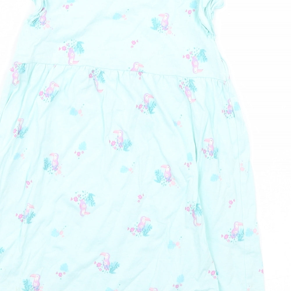 George Girls Green Animal Print  A-Line  Size 18-24 Months  - Birds
