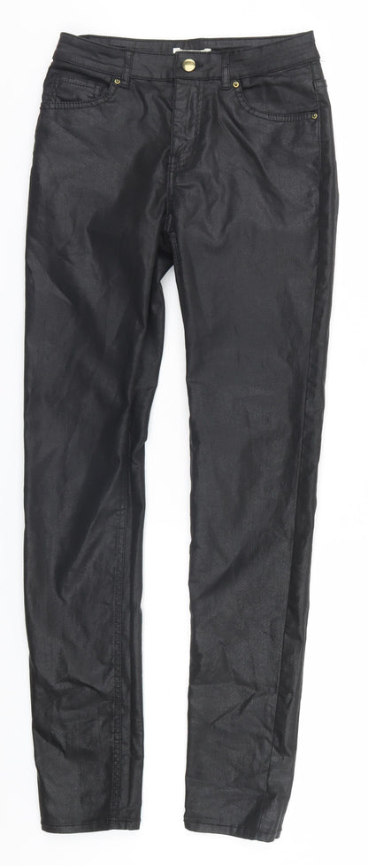 Womens UK Size 6 H&M  Carpenter Black Leggings