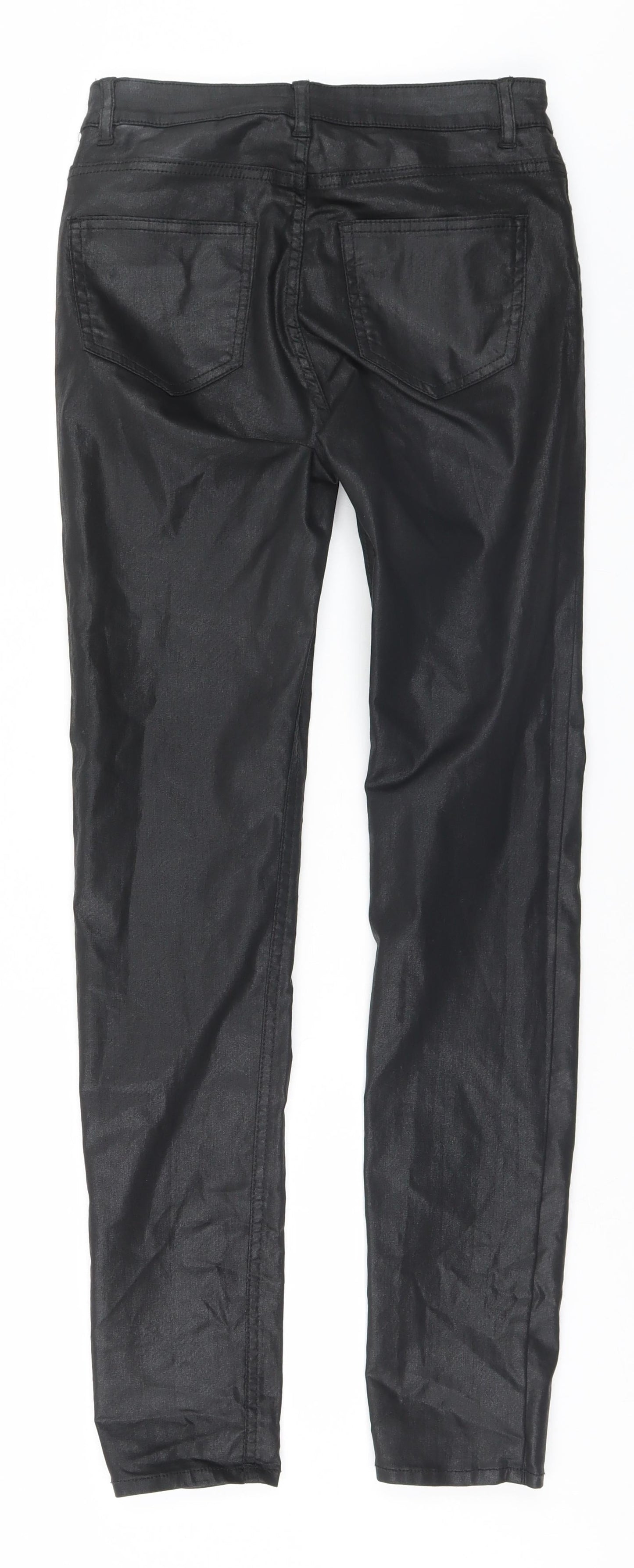 Womens UK Size 6 H&M  Carpenter Black Leggings