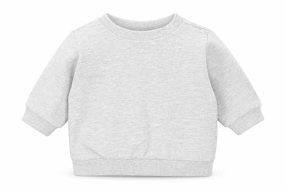Front view of H&M Baby Grey Basic T-Shirt, size 3-6, Months