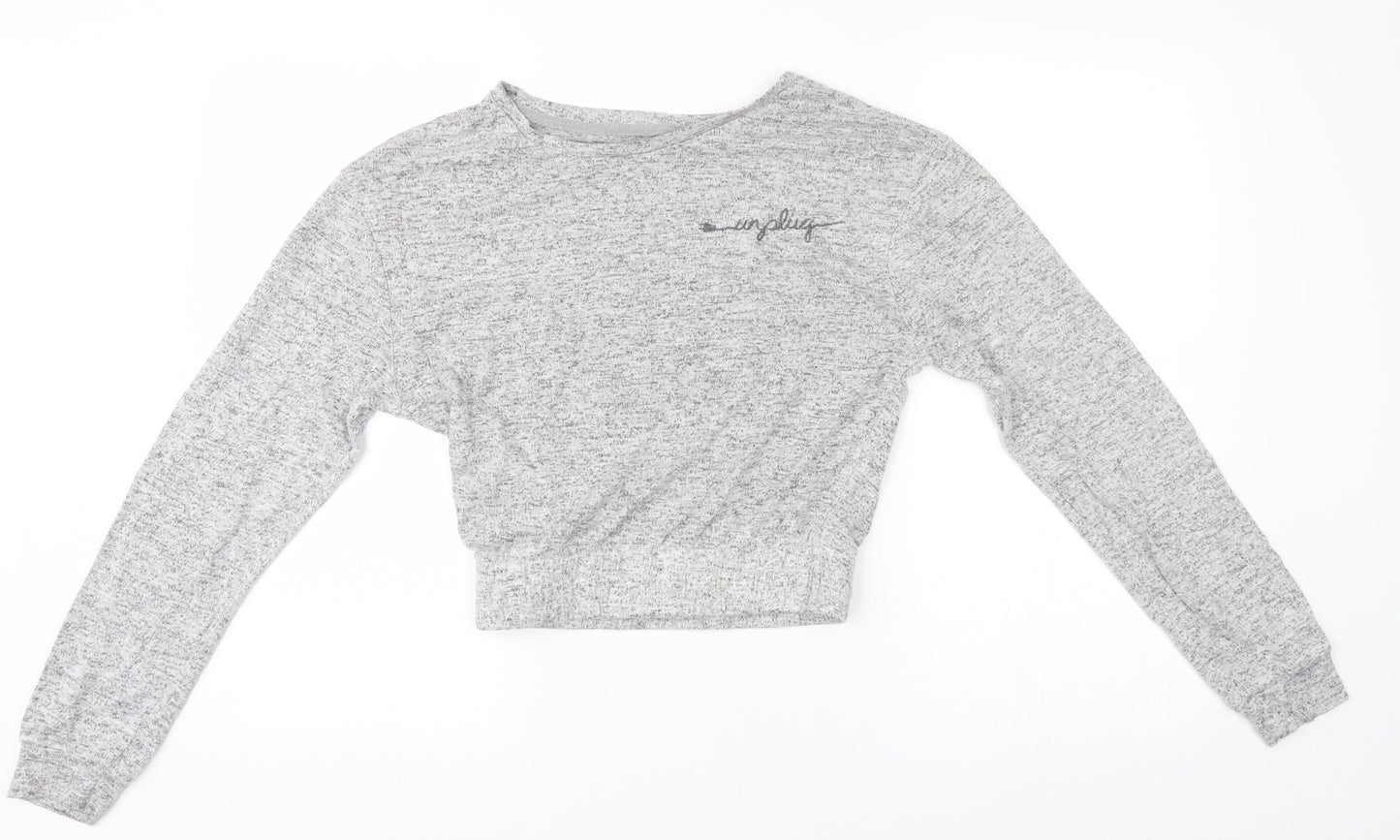 Primark Womens Grey   Pullover Jumper Size 2XS