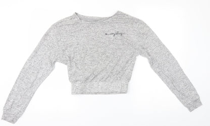 Primark Womens Grey   Pullover Jumper Size 2XS