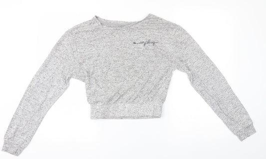 Primark Womens Grey   Pullover Jumper Size 2XS