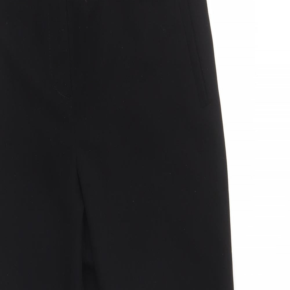 Womens UK Size 10 Miss Selfridge Regular Fit  Black Trousers
