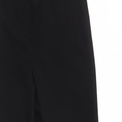 Womens UK Size 10 Miss Selfridge Regular Fit  Black Trousers