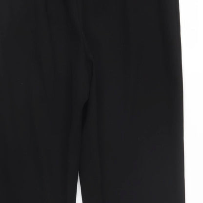 Womens UK Size 10 Miss Selfridge Regular Fit  Black Trousers