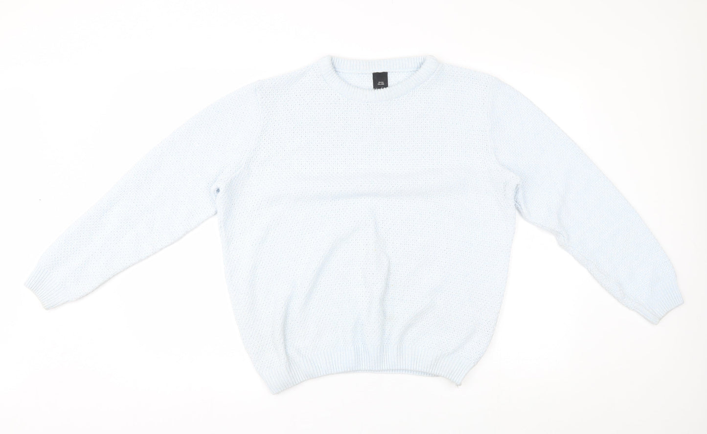 Womens UK Size L River Island Blue Pullover Jumper