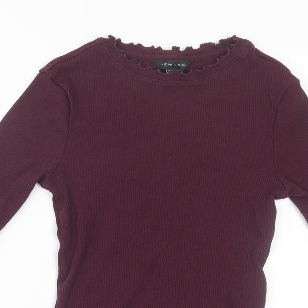New Look Womens Red   Pullover Jumper Size 6