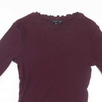 New Look Womens Red   Pullover Jumper Size 6