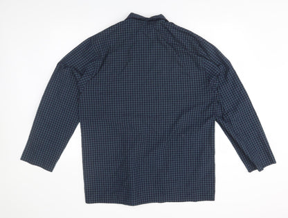 Mens UK Size M M&S Blue  Button-Up Long Sleeve Casual Shirt