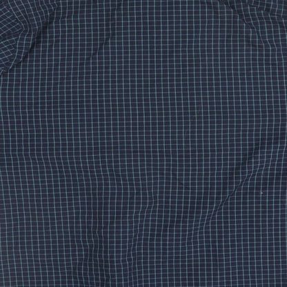 Mens UK Size M M&S Blue  Button-Up Long Sleeve Casual Shirt
