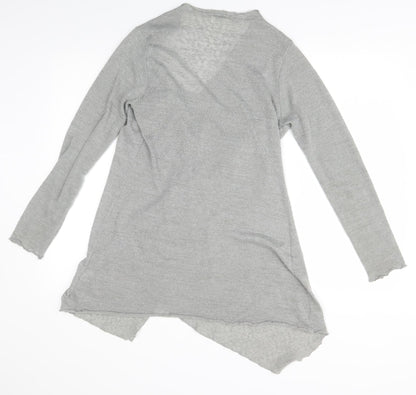 Womens UK Size 12 Quiz Grey Wrap Jumper