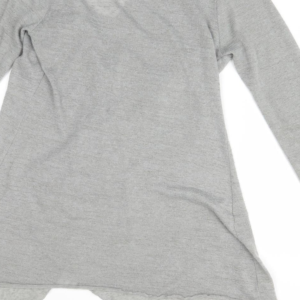 Womens UK Size 12 Quiz Grey Wrap Jumper