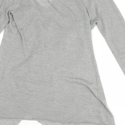 Womens UK Size 12 Quiz Grey Wrap Jumper