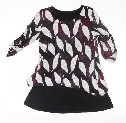 Womens UK Size 12 Preworn Purple Basic Blouse