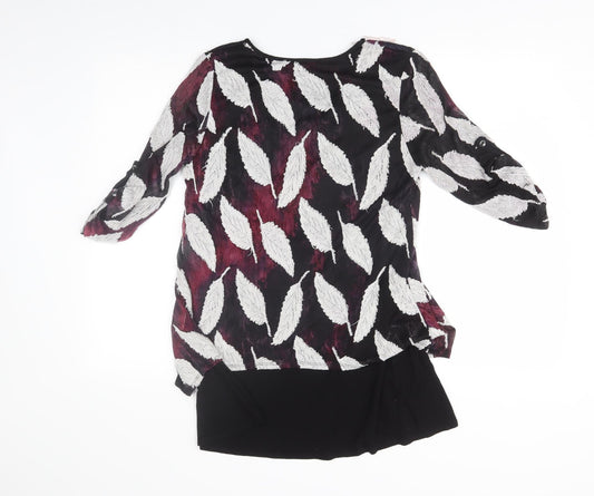 Womens UK Size 12 Preworn Purple Basic Blouse