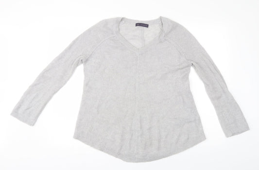 Womens UK Size 12 M&S Grey Pullover Jumper
