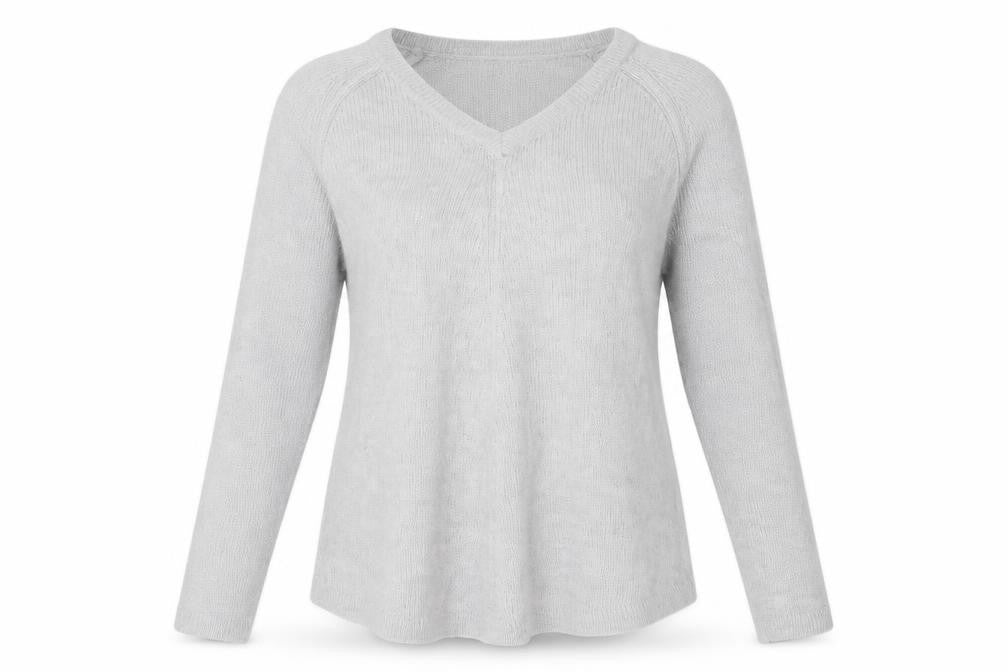 Womens UK Size 12 M&S Grey Pullover Jumper