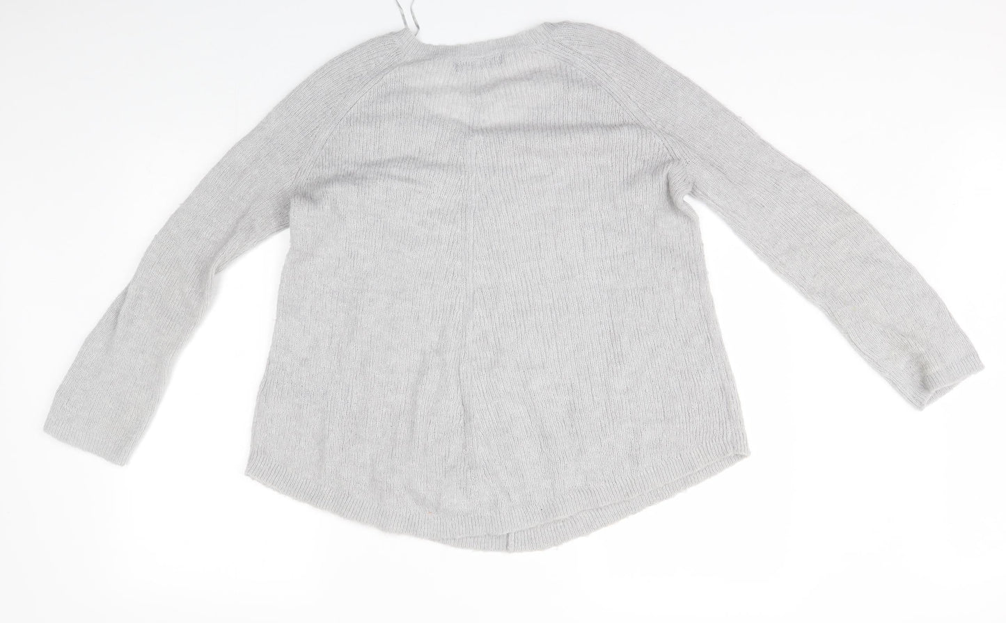 Womens UK Size 12 M&S Grey Pullover Jumper