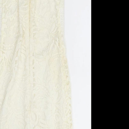 Topshop Womens Ivory   Pencil Dress  Size 6