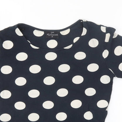 Womens UK Size 10 NEXT Blue Basic Blouse