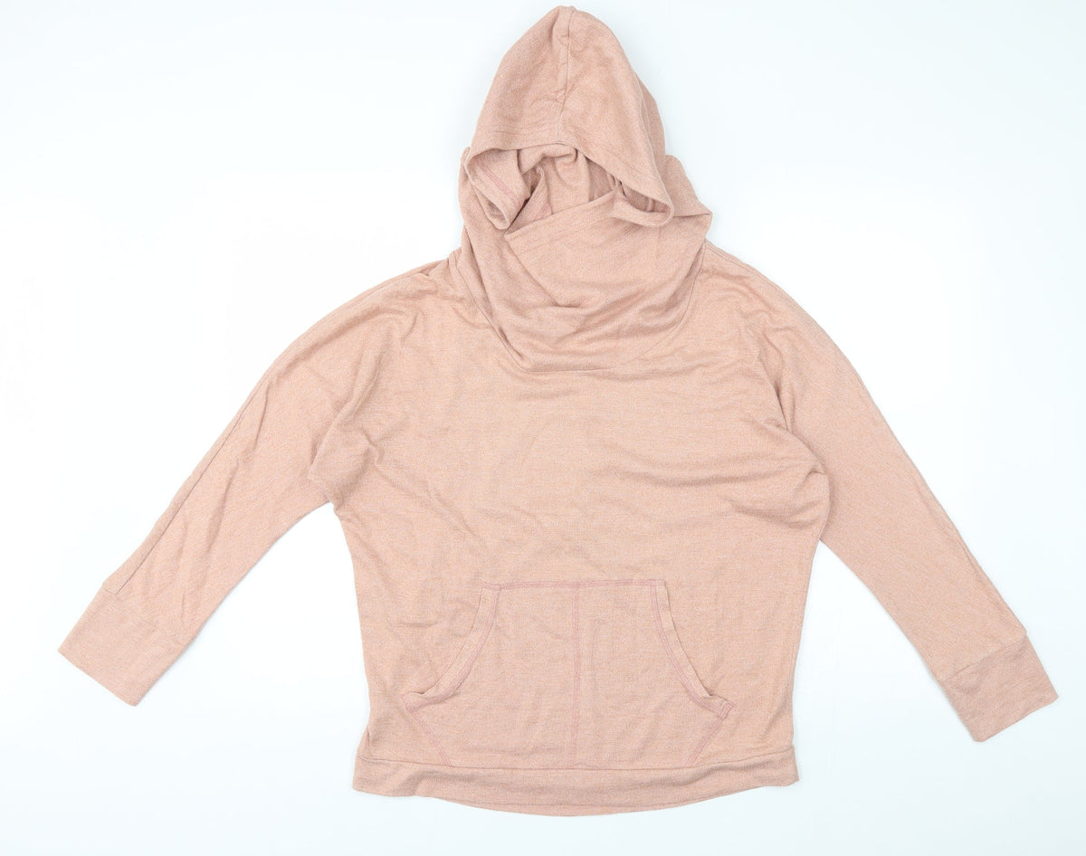 Womens UK Size 10 NEXT Pink Pullover Hoodie