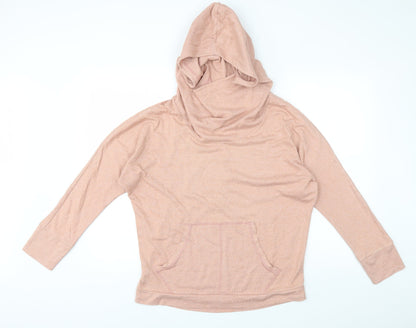 Womens UK Size 10 NEXT Pink Pullover Hoodie