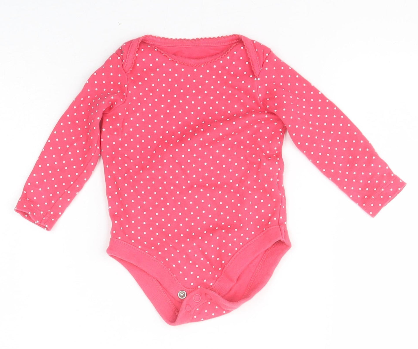 F&F Baby Pink Polka Dot  Babygrow One-Piece Size 0-3 Months