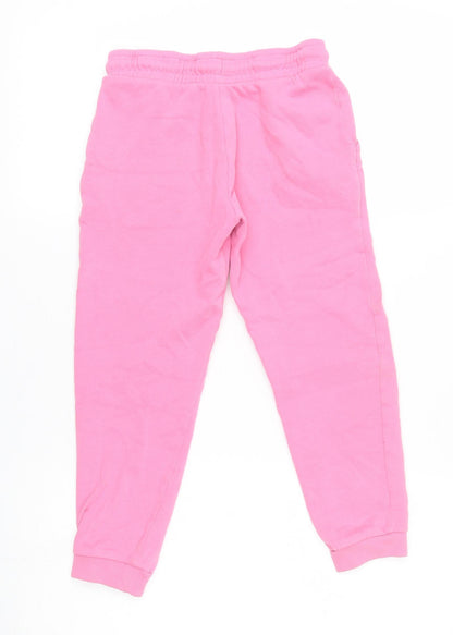 NEXT Girls Pink   Jogger Trousers Size 8 Years