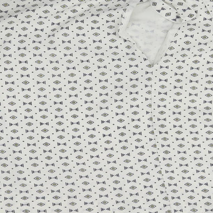 Womens UK Size S sweewe White Basic Blouse