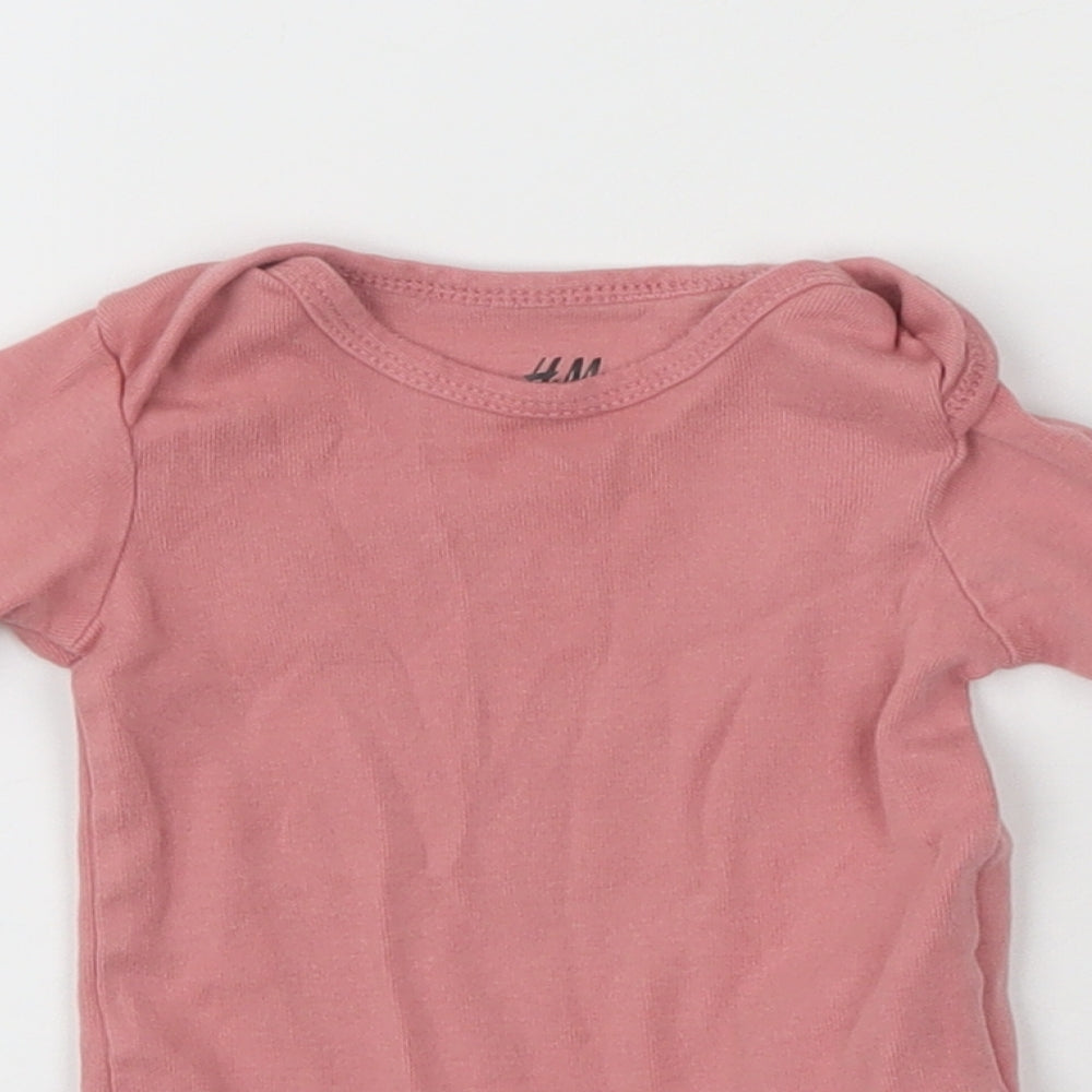 H&M Baby Pink   Babygrow One-Piece Size 0-3 Months