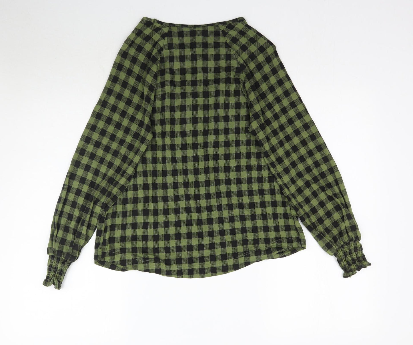 Womens UK Size 10 NEXT Green Basic Blouse