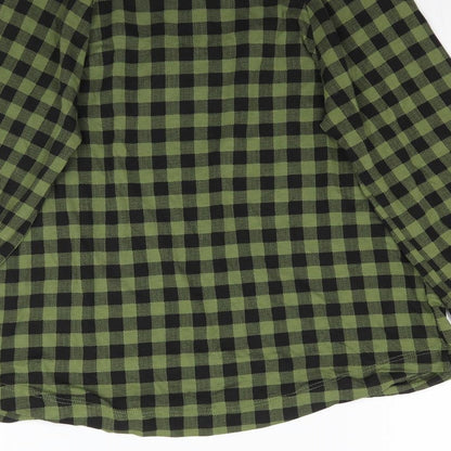 Womens UK Size 10 NEXT Green Basic Blouse