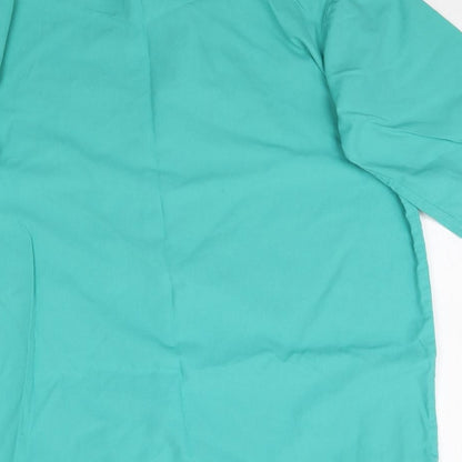 Royal  Class Womens Green   Basic Button-Up Size L