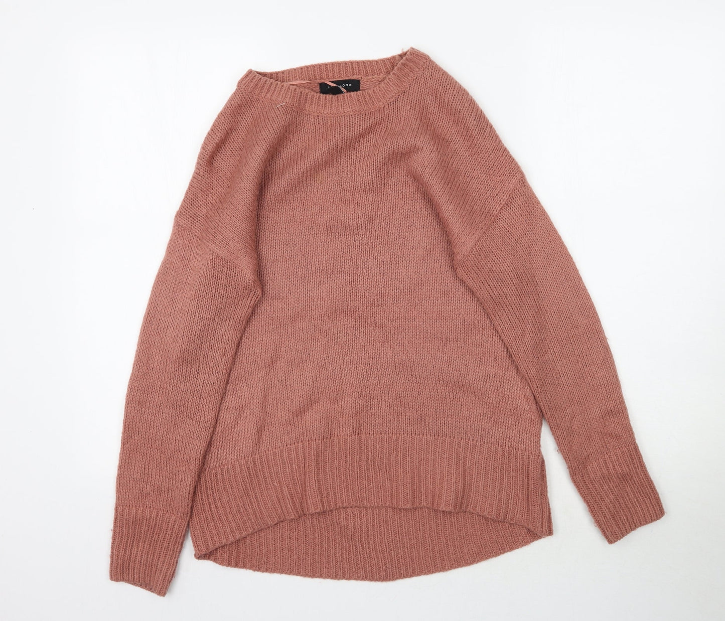 Womens UK Size S New Look Pink Pullover Jumper