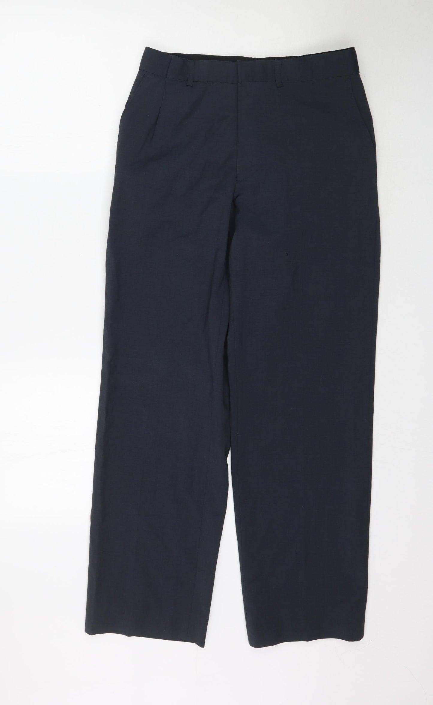Womens UK Size 32 in Preworn Regular Fit  Blue Trousers