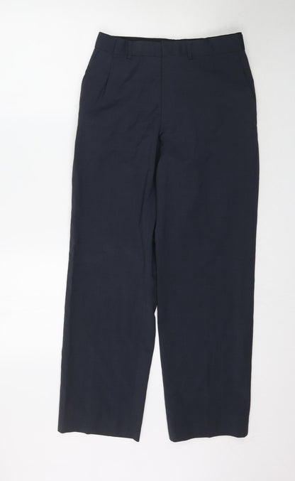 Womens UK Size 32 in Preworn Regular Fit  Blue Trousers