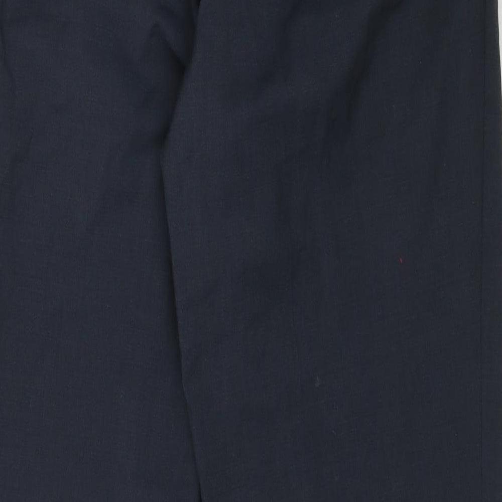 Womens UK Size 32 in Preworn Regular Fit  Blue Trousers